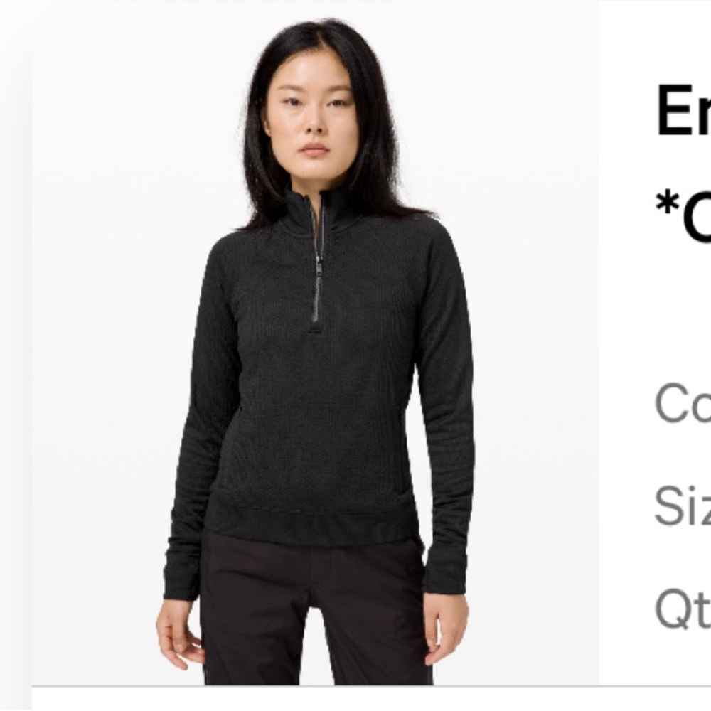 Lululemon Engineered Warmth Half-Zip